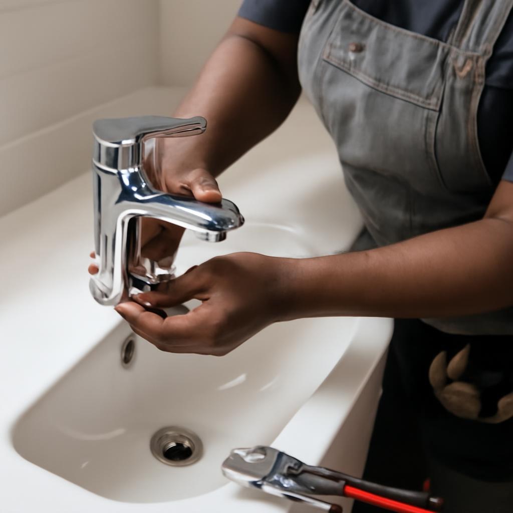 New bathroom faucet